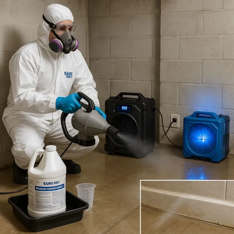 Sanitization and Odor Removal process in Key Largo, FL